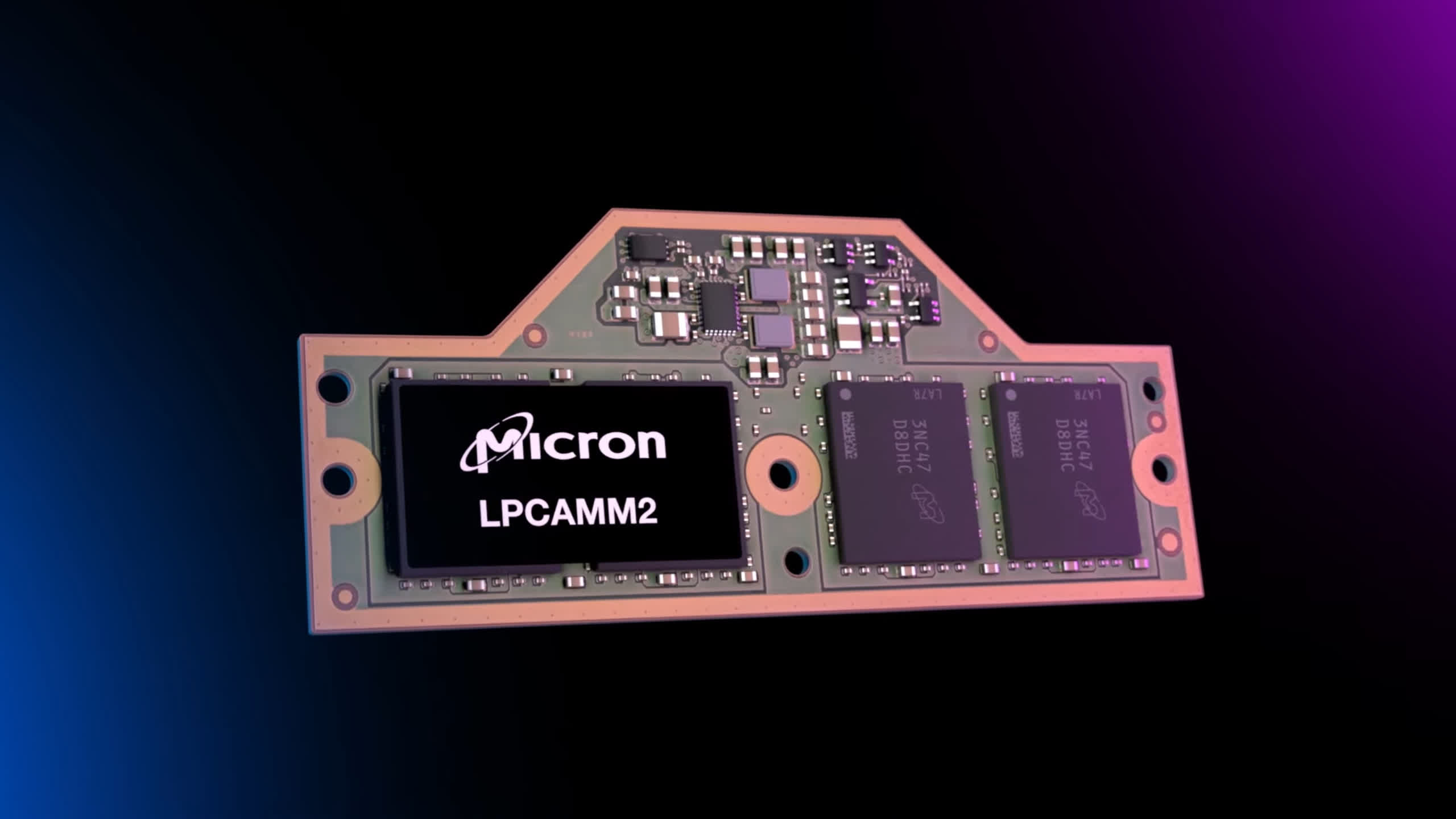Micron announces first LPCAMM2 memory modules to improve laptop serviceability and battery life