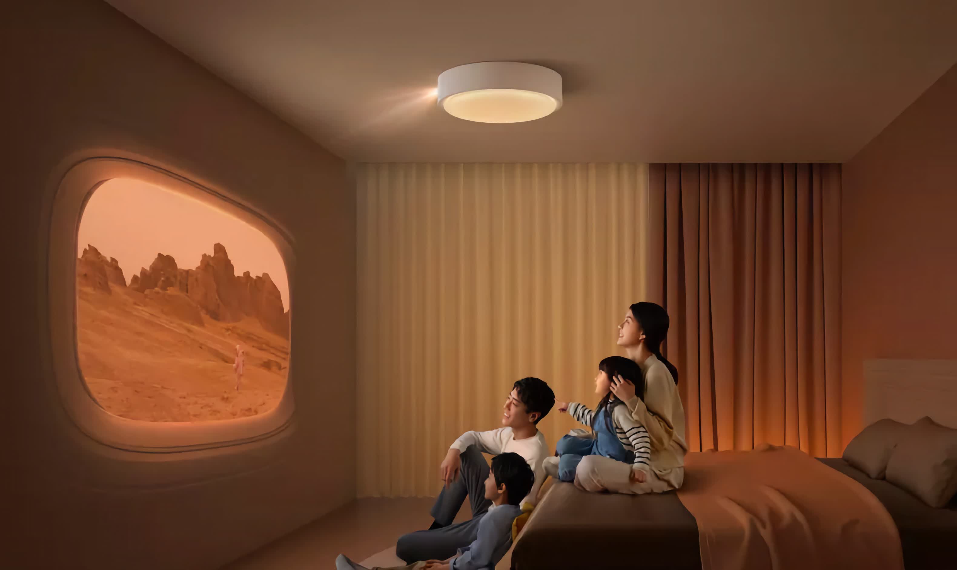 Xgimi shows off projector that doubles as a ceiling light, also a $3,000 IMAX-certified model